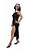 Fantasia Feminina Vestido Freira Adulto Noviça Rebelde Irmã Religiosa Carnaval Bloquinho Zumbi Halloween Terror - Imagem 2