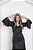 Fantasia Morticia Addams Cosplay Bruxa Morgana Feiticeira Vestido Halloween Festa Dia das Bruxas Noites do Terror Zumbi - Imagem 4