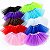 Saia de Tule Cores Sortidas Tutu Bebê Menina Fantasia Mesversário Bailarina Carnaval Bloco de Rua Acessório Bloquinho Folia - Imagem 2