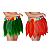 Saia Havaiana Folhas de Palmeira Acessório Fantasia Adão e Eva Hula Hula Festa Havaí Tropical Luau Aloha Bloquinho Carnaval Folia - Imagem 1