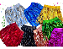 Saia Havaiana Metalizada 40cm Fitilho Colorido Fantasia Bloquinho Carnaval Bloco de Rua Festa Tropical Havaí - Imagem 4