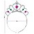 Arco Tiara Coroa de Princesa Acessório Arquinho para Fantasia Rainha Festa de Aniversário Carnaval Dia das Crianças - Imagem 4