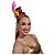 Tiara com Chapéu Cartola de Mágico Colorida com Glitter Cartolinha Acessório Fantasia Look de Bloquinho de Carnaval Folia de Rua - Imagem 13