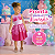 Fantasia Sereia Vestido Infantil Yara Folclore Princesa Ariel Dia das Crianças Presente Menina Brinquedo Bloquinho Carnaval Festa de Aniversário Fundo do Mar - Imagem 8