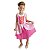 Fantasia Princesa Aurora Bela Adormecida Infantil Vestido Rosa Tema de Aniversario Festa Dia das Crianças Bloquinho Carnaval - Imagem 1