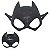 Máscara Mulher Gato Pantera Gatinha com Glitter Cosplay Fantasia Batgirl Festa Halloween Bloquinho Carnaval - Imagem 2