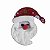 Enfeite de Natal Aplique de Feltro para Roupa Tecido Chapéu Gorro Papai Noel Decoração de Mesa Personalização Artesanato - Imagem 4