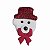 Enfeite de Natal Aplique de Feltro para Roupa Tecido Chapéu Gorro Papai Noel Decoração de Mesa Personalização Artesanato - Imagem 2