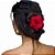 Flor para Cabelo com Presilha Acessório para Fantasia Espanhola Traje Bailarina Dança Flamenca - Imagem 1