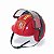 Capacete Bombeiro com Viseira Uniforme Fireman Salva Vidas Lifeguard Acessório Fantasia Profissões Dia das Crianças Festa de Aniversario Bloquinho Carnaval - Imagem 1