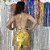 Conjunto Metalizado Paetê Lantejoulas Carnaval Top e Saia Figurino Dança do Ventre Traje Dançarina Bloquinho Carnaval - Imagem 2