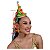 Tiara Palhacinha Colorida Acessório Cosplay Palhaça Colombina Carnaval Bloquinho Aniversário Festa Tema Circo Picadeiro - Imagem 9