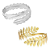 Pulseira Bracelete de Metal Deusa Grega Folhas De Ouro Deus Grego Nero Romano Acessório Festa Fantasia Cosplay Romana Carnaval Halloween - Imagem 1