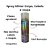 Spray de Glitter Holográfico Cabelo Corpo Purpurina Removivel Brilho Roupa Body Iluminador Corporal Glow Hair Make Carnaval Maquiagem - Imagem 4