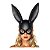 Máscara Coelha Meio Rosto Orelha Coelho da Páscoa Coelhinha Sexy Playboy Cosplay Coelhinho Festa Carnaval Halloween - Imagem 2