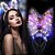 Tiara de Coelho Led Orelha Coelha com Luz Coelhinha Pisca Pisca Coelhinho da Páscoa Acessório Carnaval Halloween Festa Zumbi Terror - Imagem 4