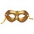 Máscara Veneziana Metálica Festa de Gala Baile de Máscaras Básica Lisa Adulto Acessório Metalizado Cosplay Carnaval Halloween - Imagem 2
