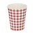 Copo Descartável Xadrez Vermelho Decoração de Mesa Tema Caipira Piquenique Enfeite Comemoração Festa Junina Arraiá São João - Imagem 4