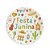 Prato Descartável Festa Junina Decoração de Mesa Tema Arraiá Festa Caipira São João - Imagem 1