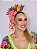 Tiara Bandeirinha Festa Junina Arco com Glitter Luxo Caipirinha Arquinho São João Arraiá Quadrilha Caipira - Imagem 3