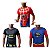 Camiseta Super Herói Adulto Camisa Personagem Super Homem Superman Batman Homem Aranha Personagem Cosplay Carnaval Bloquinho Presente Pai e Filho - Imagem 1