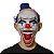 Máscara Palhaço Macabro Smile Halloween Coringa Assassino Sorriso Acessório Fantasia Festa Halloween Noites do Terror Dia das Bruxas - Imagem 2