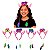Tiara Monstrinho Colorido Trolls Monstros S.A. Acessório para Cabelo Maluco Cosplay Fantasia Monstro Festa Carnaval Halloween Dia das Crianças - Imagem 1
