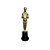 Estátua Troféu Oscar Decorativo Estatueta Dourada Hollywood Premiação Cinema Decoração Prêmio Festa de Gala - Imagem 2