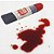 Faca Mágica de Plástico com Sangue Fake de Brinquedo Acessório Cosplay Fantasia Assassino Serial Killer Festa Haloween Noite Terror - Imagem 5