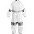 Fantasia Astronauta Infantil Macacão Espacial Unissex Spaceman Uniforme Profissões Festa de Aniversario Espaço Galáxias Bloquinho Carnaval - Imagem 4