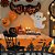 Toalha de Mesa Decoração Halloween Enfeite Mesa de Doces Festa Dia das Bruxas Noites do Terror Aniversário Zumbi - Imagem 5