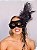 Máscara Veneziana Preta Super Luxo Festa de Gala Baile de Máscaras Elegante Feminina Acessório Cosplay Carnaval Halloween - Imagem 4