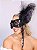 Máscara Veneziana Preta Super Luxo Festa de Gala Baile de Máscaras Elegante Feminina Acessório Cosplay Carnaval Halloween - Imagem 5