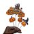 Kit Topo de Bolo Halloween Topper Cobertura Cupcake Enfeite de Mesa Decoração Palito Abóbora Aniversário Halloween Festa Dia das Bruxas - Imagem 4