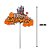 Kit Topo de Bolo Halloween Topper Cobertura Cupcake Enfeite de Mesa Decoração Palito Abóbora Aniversário Halloween Festa Dia das Bruxas - Imagem 6