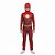 Fantasia Flash Infantil Macacão Longo Super Herói Personagem The Flash Festa Carnaval Dia das Crianças Presente de Aniversário Menino - Imagem 1
