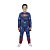 Fantasia Super Homem Infantil Macacão Longo Super Herói Personagem Superman Vingadores Festa Carnaval Dia das Crianças Presente de Aniversário Menino - Imagem 3