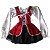 Vestido Pirata Chique InfantilFantasia Vestido Pirata Feminina Infantil Piratinha Carnaval Caça ao Tesouro Halloween Bruxa Zumbi Terror - Imagem 2