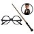 Kit Harry Potter Acessórios de Bruxo Grifinoria Uniforme Escola Hogwarts Feitiçaria Festa a Fantasia Halloween Carnaval Aniversário Cosplay Dia das Bruxas - Imagem 1