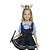 Fantasia Policial Feminino Infantil Zootopia Little Rabit Segurança Uniforme Profissões Femininas Festa de Aniversario Menina Bloquinho Carnaval - Imagem 1