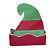 Gorro de Duende Acessório Fantasia Ajudante de Papai Noel Elfo Gnomo Peter Pan Anime Cosplay Teatro Festa de Natal Entrega de Presentes Noite Natalina - Imagem 3