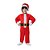 Fantasia de Natal Roupa Papai Noel Infantil Macacão Menino Traje para Noite Natalina Ajudante Entrega de Presentes - Imagem 1