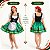 Fantasia Camponesa Italiana Holandesa Alemã Adulto Vestido Típico Países Festa Temática Cultural Feira das Nações Traje Tradicional Folclore Oktoberfest Eventos Traje Tradicional Europeu - Imagem 7