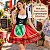 Fantasia Portuguesa Feminina Adulto Vestido Português Camponesa Traje Típico Países Festa Temática Cultural Feira das Nações Tradicional Folclore - Imagem 10
