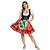 Fantasia Portuguesa Feminina Adulto Vestido Português Camponesa Traje Típico Países Festa Temática Cultural Feira das Nações Tradicional Folclore - Imagem 2