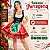 Fantasia Portuguesa Feminina Adulto Vestido Português Camponesa Traje Típico Países Festa Temática Cultural Feira das Nações Tradicional Folclore - Imagem 7