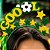 Tiara Arco Brasil Copa do Mundo Eva Com Glitter Arquinho Torcida Verde E Amarelo Futebol Brilho Gol Seleção Brasileira - Imagem 3