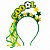 Tiara Arco Brasil Copa do Mundo Eva Com Glitter Arquinho Torcida Verde E Amarelo Futebol Brilho Gol Seleção Brasileira - Imagem 2