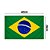 Bandeira de Mão do Brasil e Cabo Flâmula Haste Torcida Copa do Mundo Jogos Olímpicos Desfile 7 de Setembro Festa Nações - Imagem 5