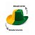 Chapéu Cowboy Country Brasil Verde e Amarelo Torcida Seleção Brasileira Copa do Mundo Jogos Olímpicos Desfile 7 de Setembro Festa das Nações - Imagem 4
